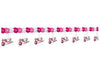 guirlande papier et suspensions cigogne 3m60 rose