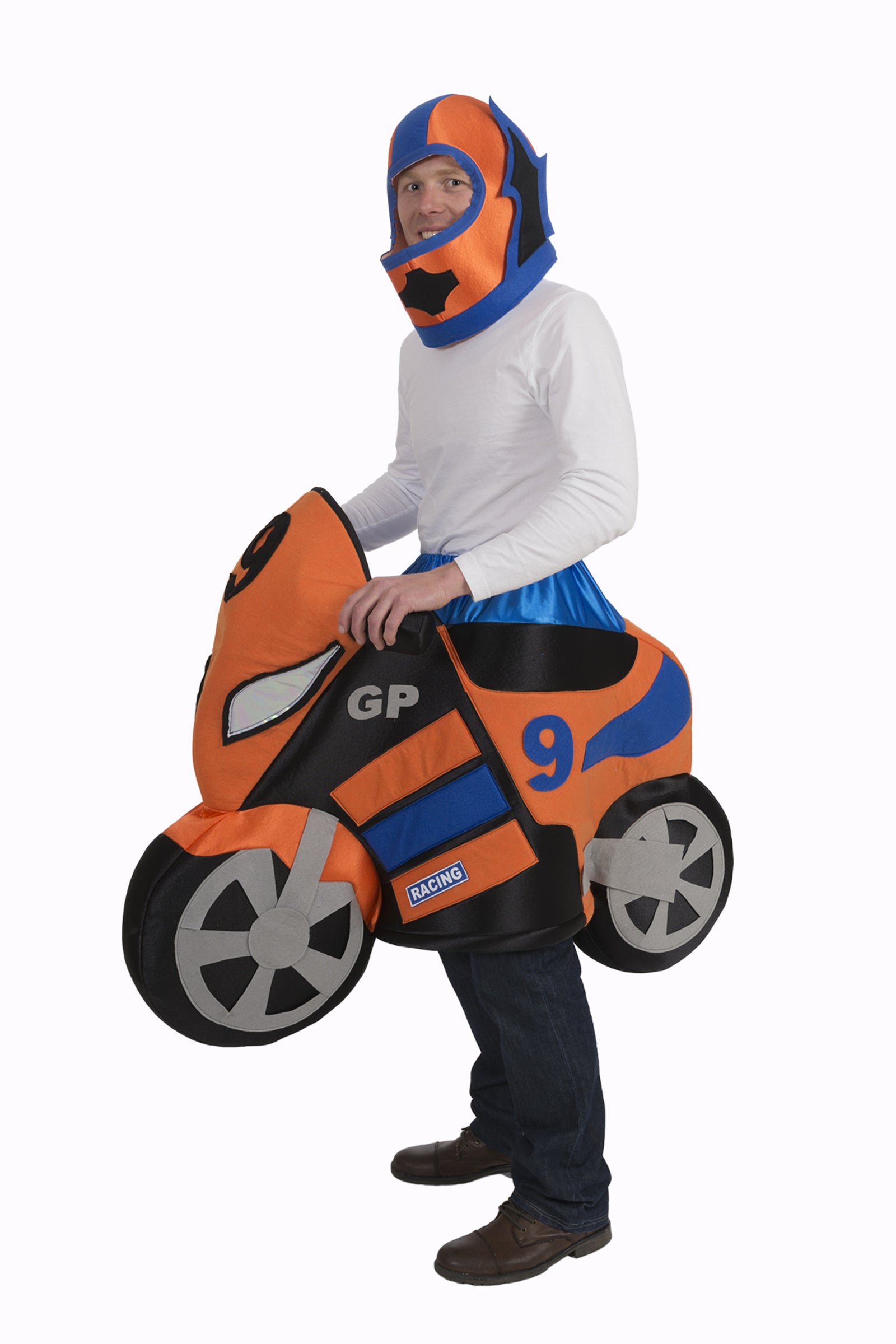 Déguisement moto de course adulte
