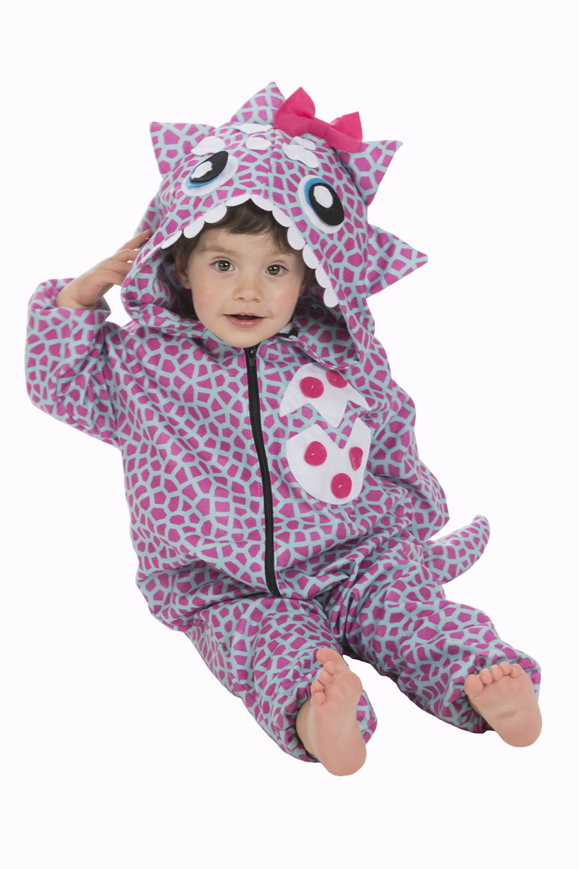 Déguisement dinosaure pink bébé