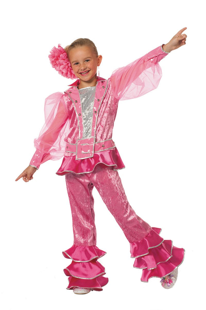 Déguisement Mamma Mia rose fille - Abba