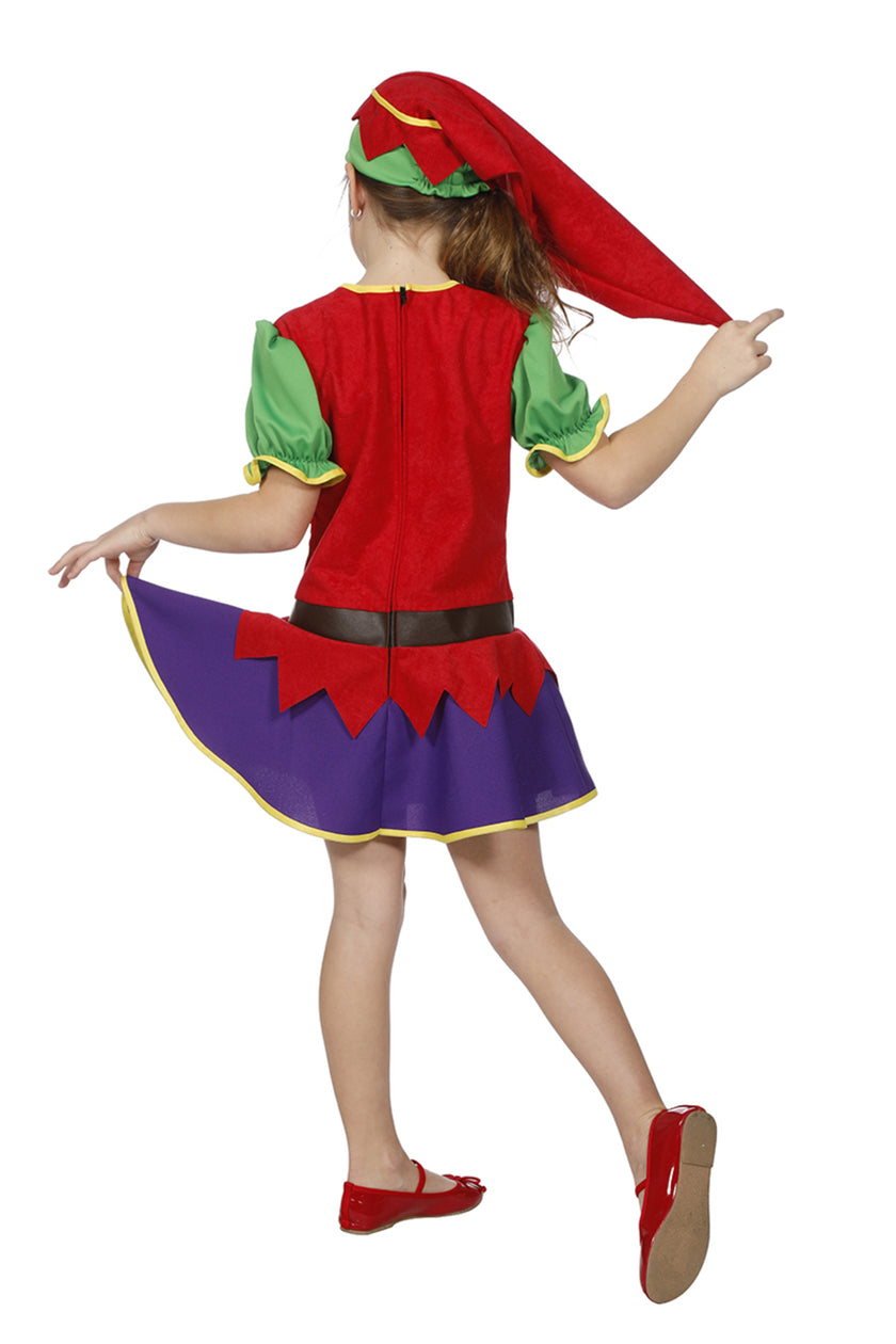 Déguisement lutin de noël fille