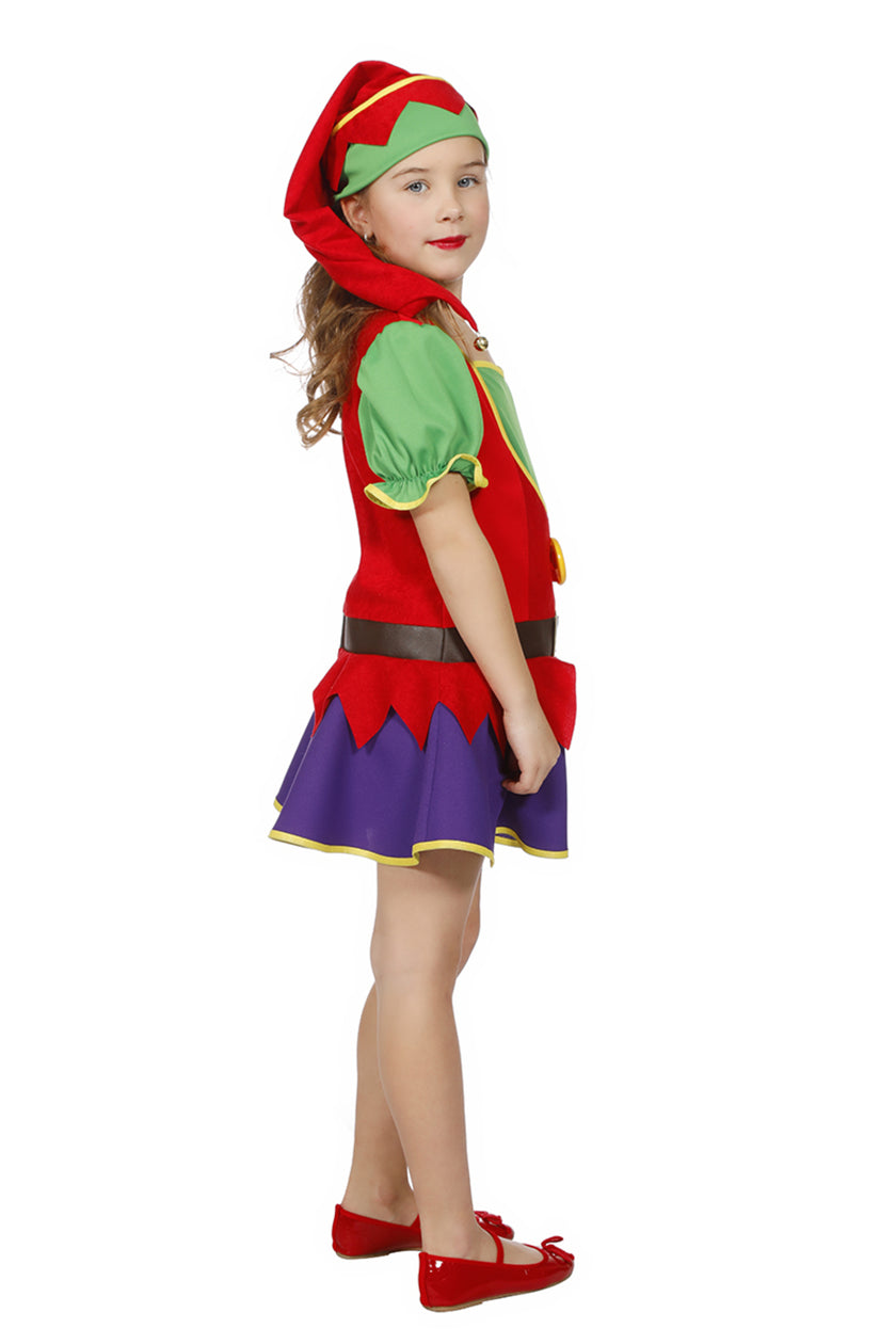 Déguisement lutin de noël fille