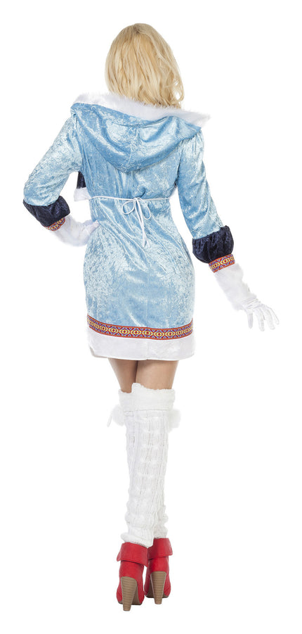 Déguisement esquimau bleu femme