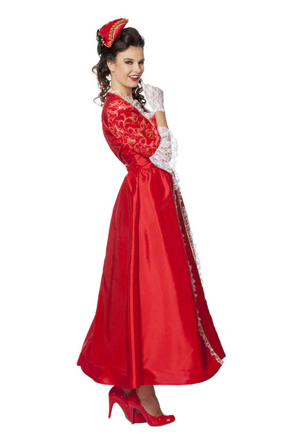 Déguisement marquise rouge femme