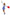 Déguisement pom-pom girl bleu femme