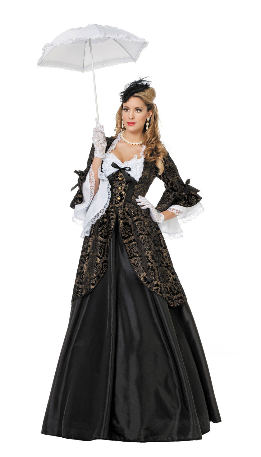 Déguisement Marquise noir femme