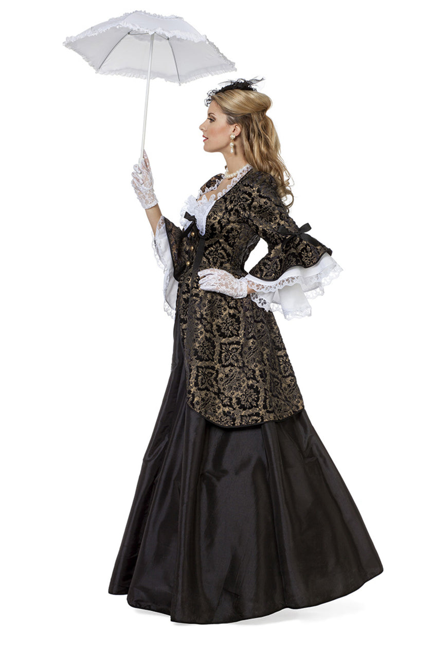 Déguisement Marquise noir femme