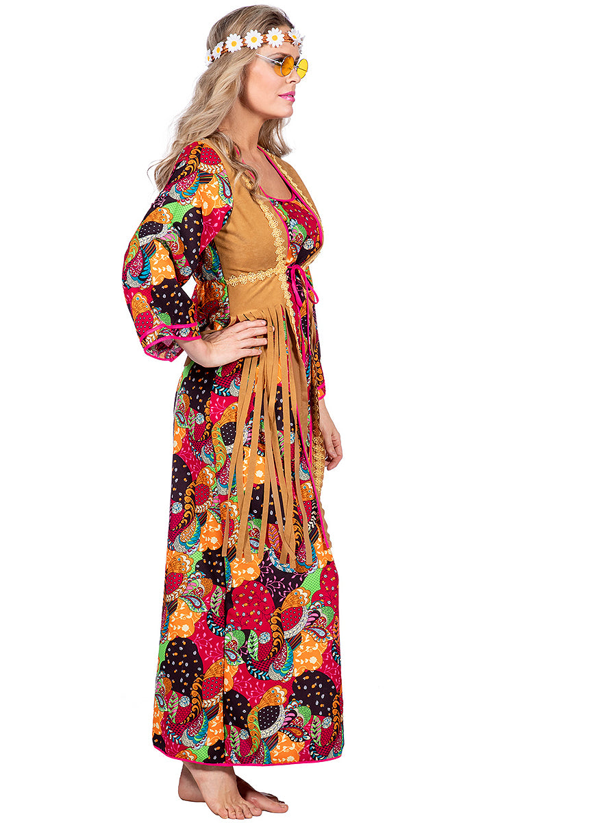 Déguisement hippie deluxe femme