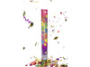canon à confettis papier métallisé multicolore éco 40cm