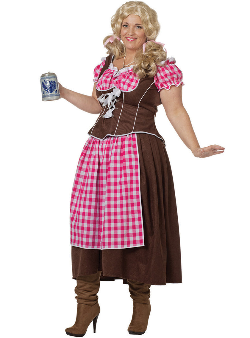 Déguisement Oktoberfest rose femme