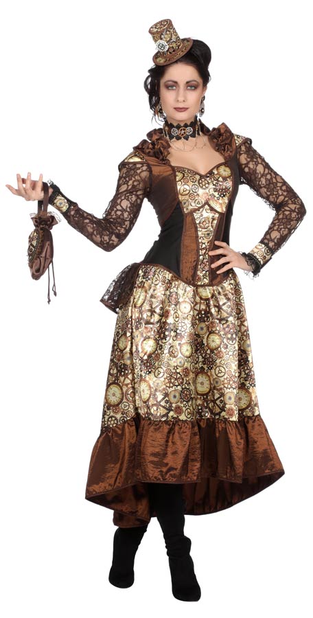 Déguisement steampunk deluxe femme