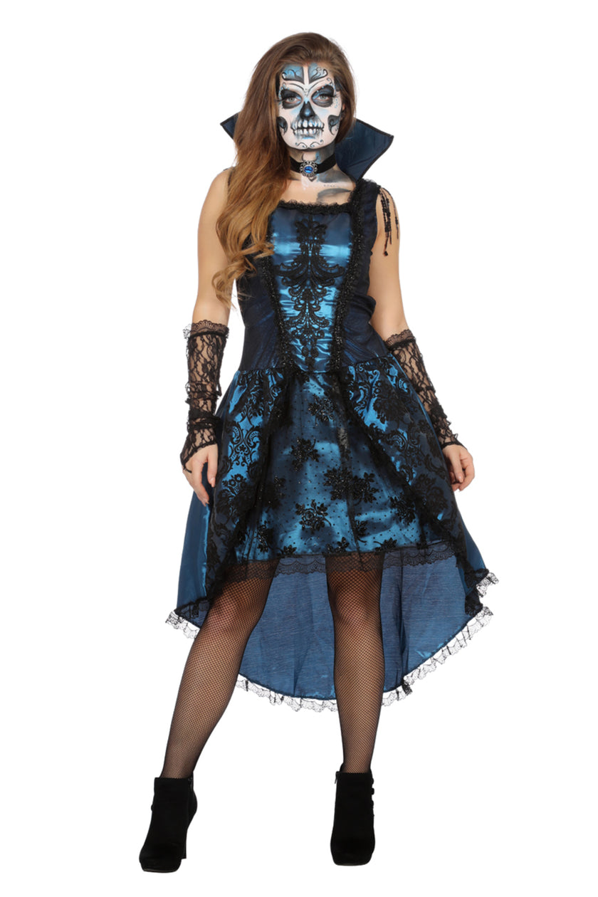 Déguisement vampire bleue femme