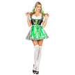 Dirndl vert femme