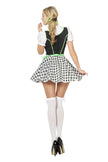 Dirndl vert femme