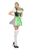 Dirndl vert femme