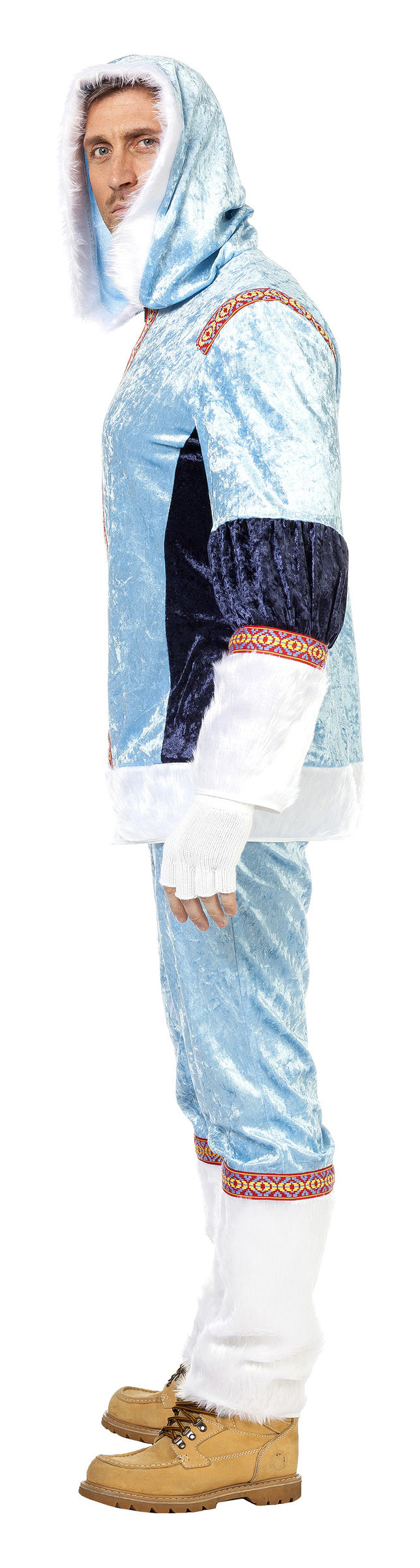 Déguisement esquimau bleu homme
