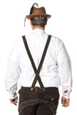 Chemise Oktoberfest blanche homme