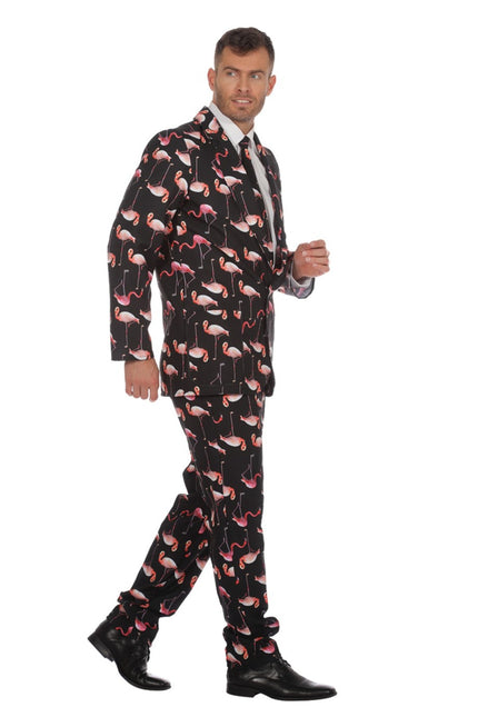 Costume Motif Flamant Rose