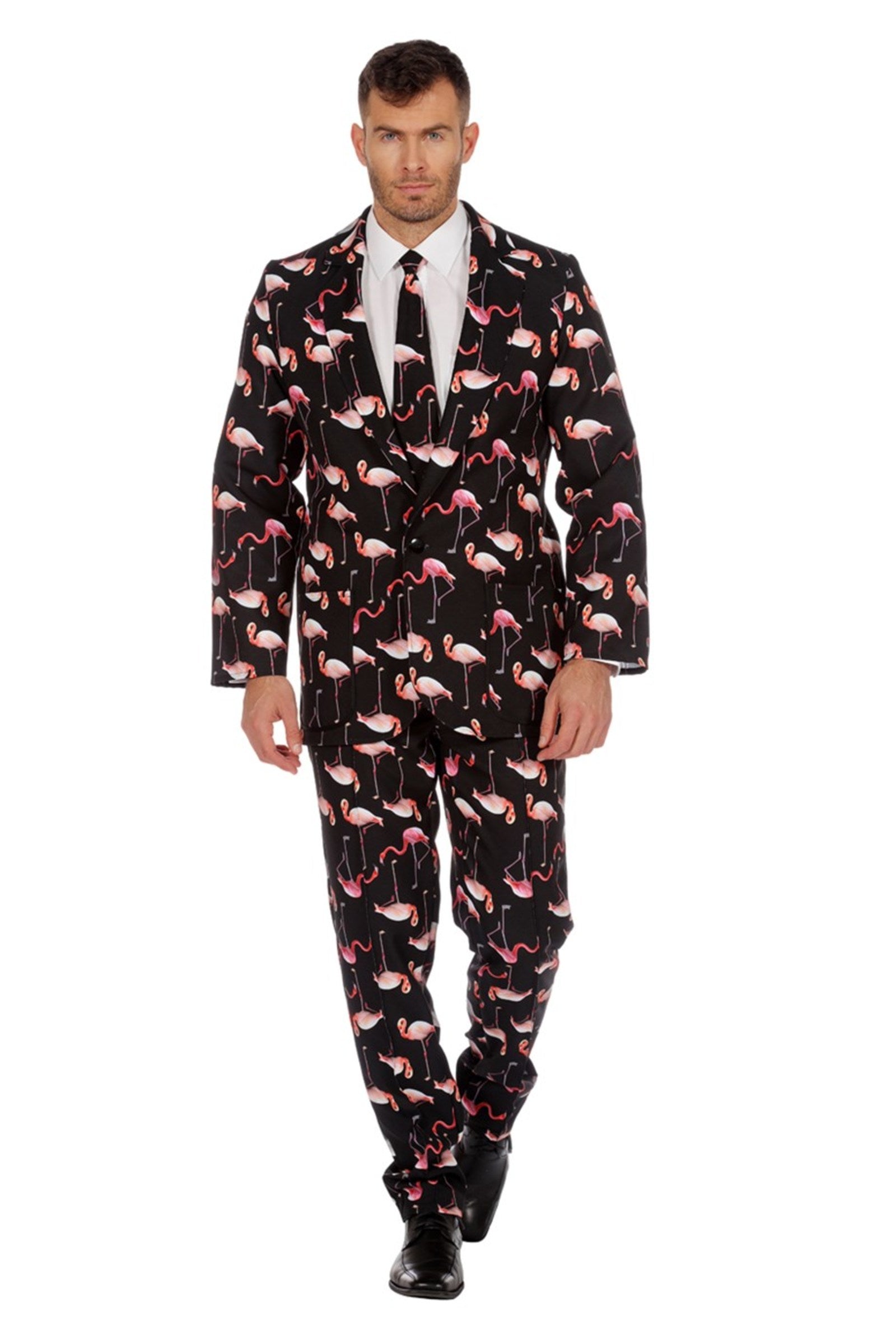 Costume Motif Flamant Rose
