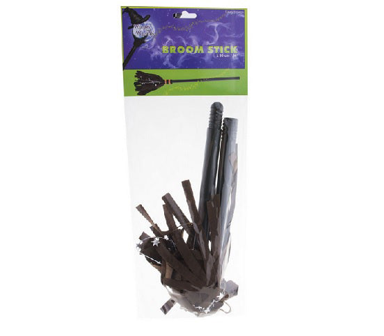 balai de sorcière avec fil argenté 86cm