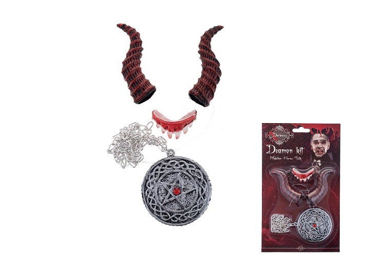 set accessoires démon 3pcs