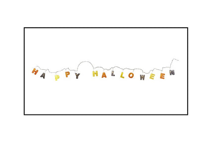 guirlande lumineuse happy halloween 14 led''s 1.3m