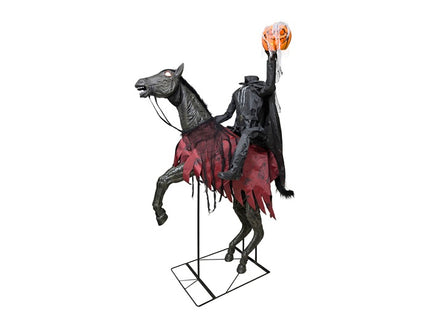 cavalier sans tête géant lumineux sonore et motorisé 2.1m 220v