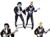 squelettes guitaristes lumineux sonores et motorisés 1.85m 220v