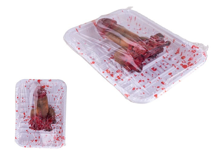 plateau avec pénis sectionné 18x13.5cm