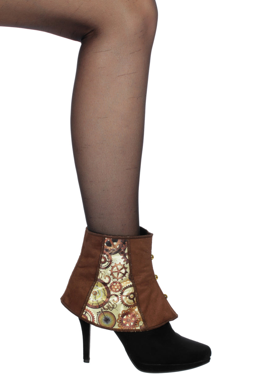 Surbottes steampunk marrons adulte