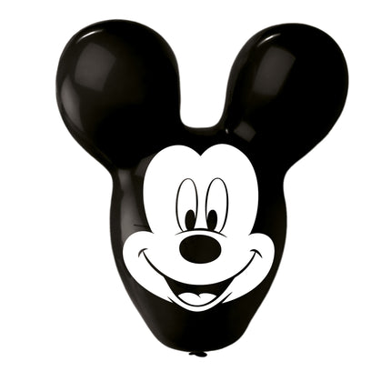 4 ballons en latex en forme de Mickey Mouse