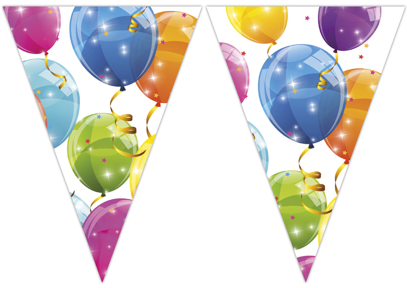 Guirlande fanions Sparkling Balloons
