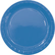 8 assiettes bleus (23cm) - Gamme couleur unie