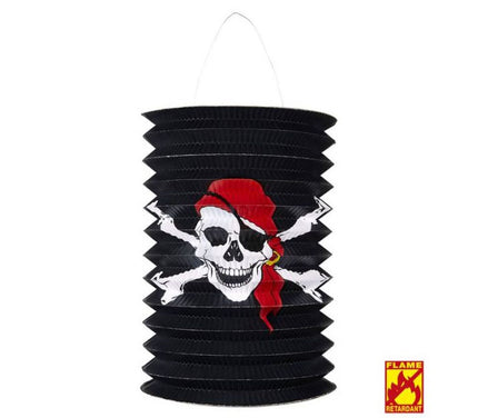 lanterne lampion pirate noir 28cm