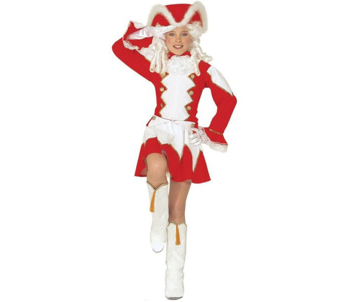 déguisement de majorette rouge enfant taille 140cm