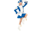 déguisement de majorette bleu 5pcs taille l