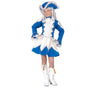 déguisement de majorette bleu enfant taille 116cm