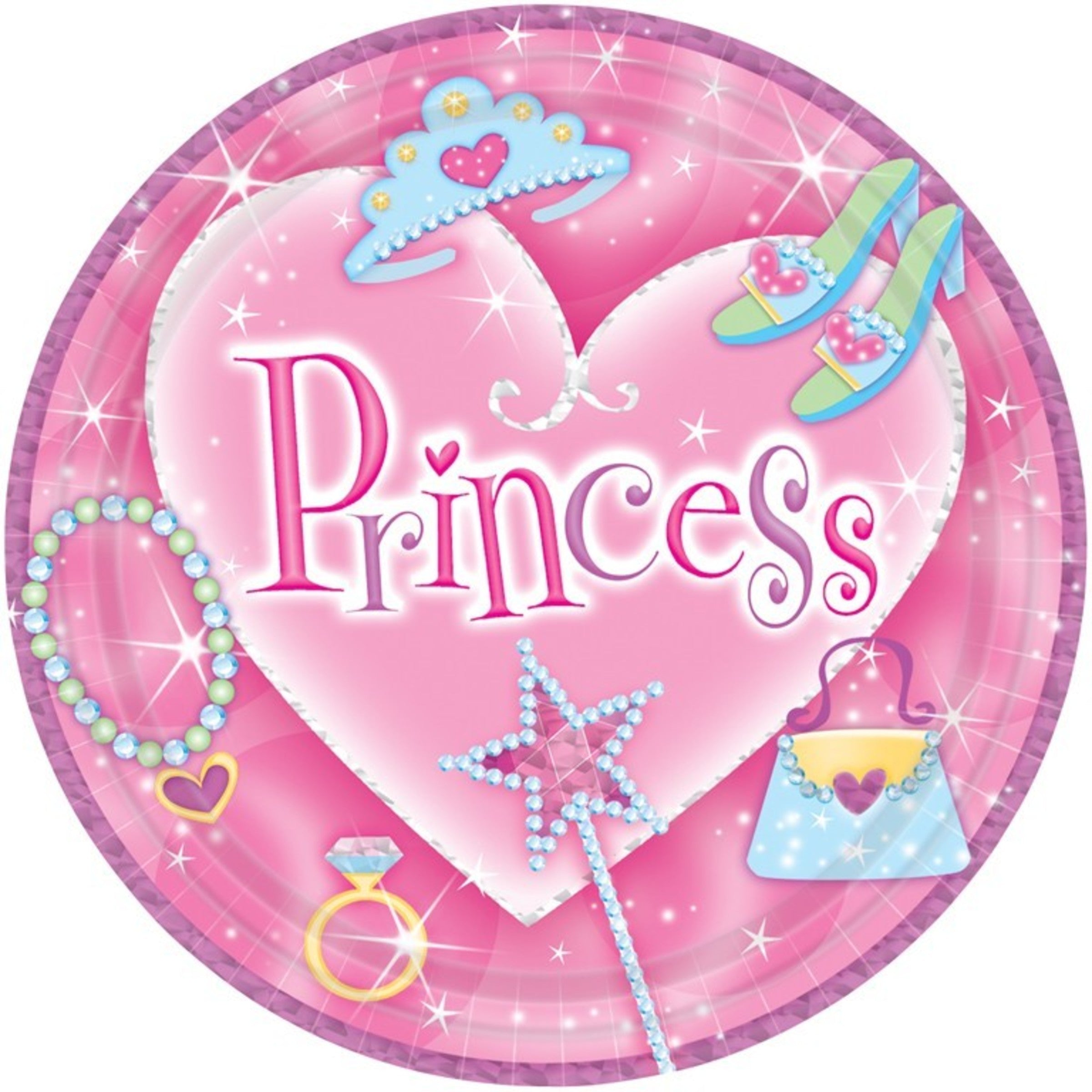 8 grandes assiettes Princess