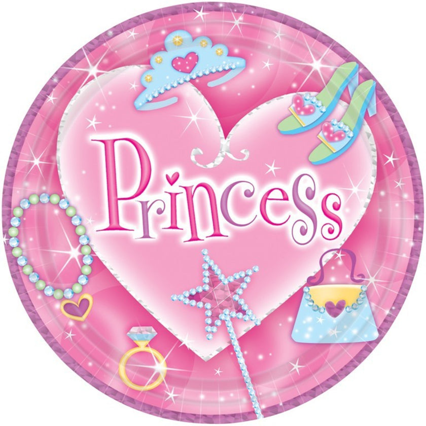 8 grandes assiettes Princess