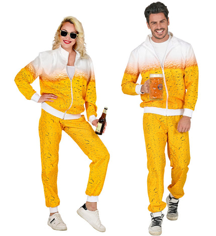 déguisement survêtement motif bière adulte taille xl