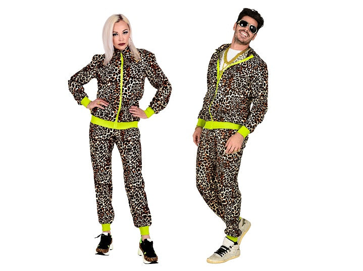 déguisement survêtement motif léopard adulte taille l