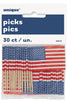 30 cake toppers Drapeau USA - American Party