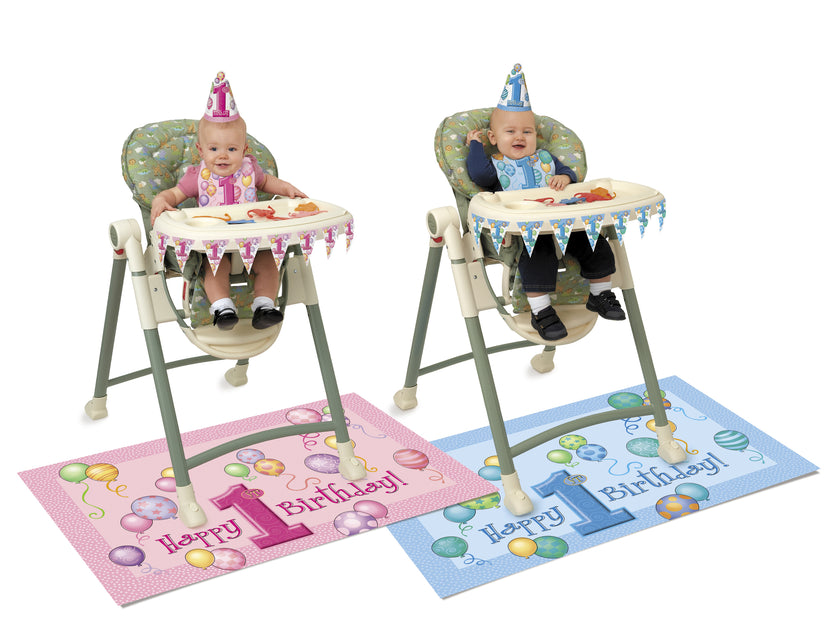 Lot 1º anniversaire rose