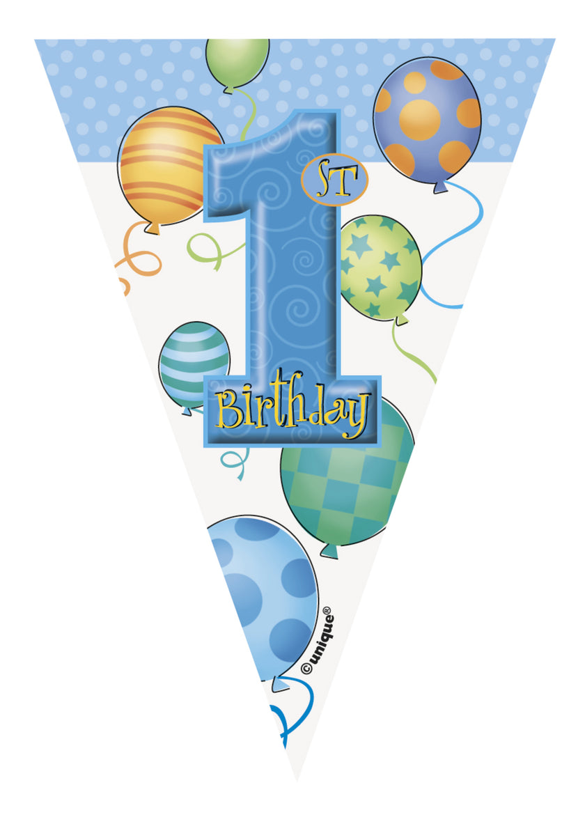 Lot 1º anniversaire bleu