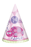Set 1º anniversaire papillon rose