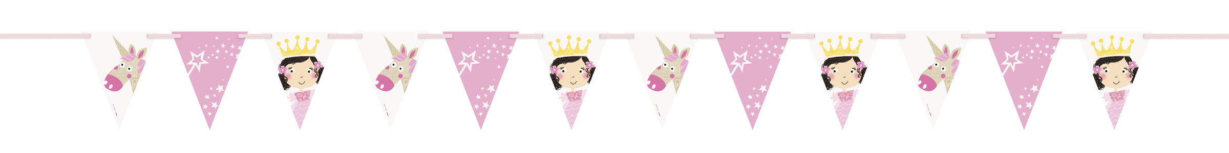 Guirlande de fanions licorne rose- Magical Unicorn