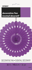 Rosace en papier violet - Gamme couleur unie