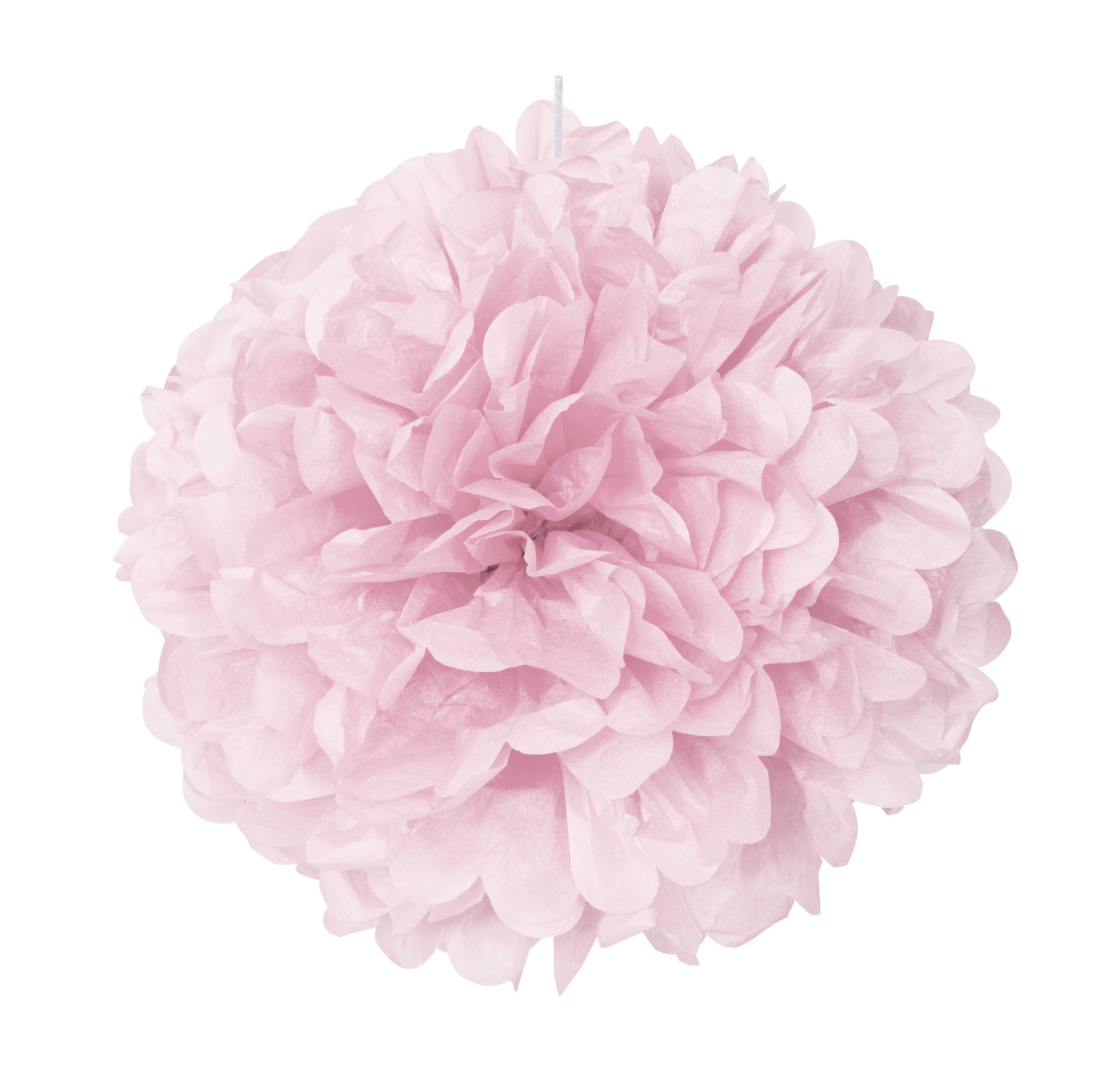 Pompon décoration rose clair - Gamme couleur unie