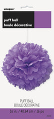 Pompon décoration violet - Gamme couleur unie