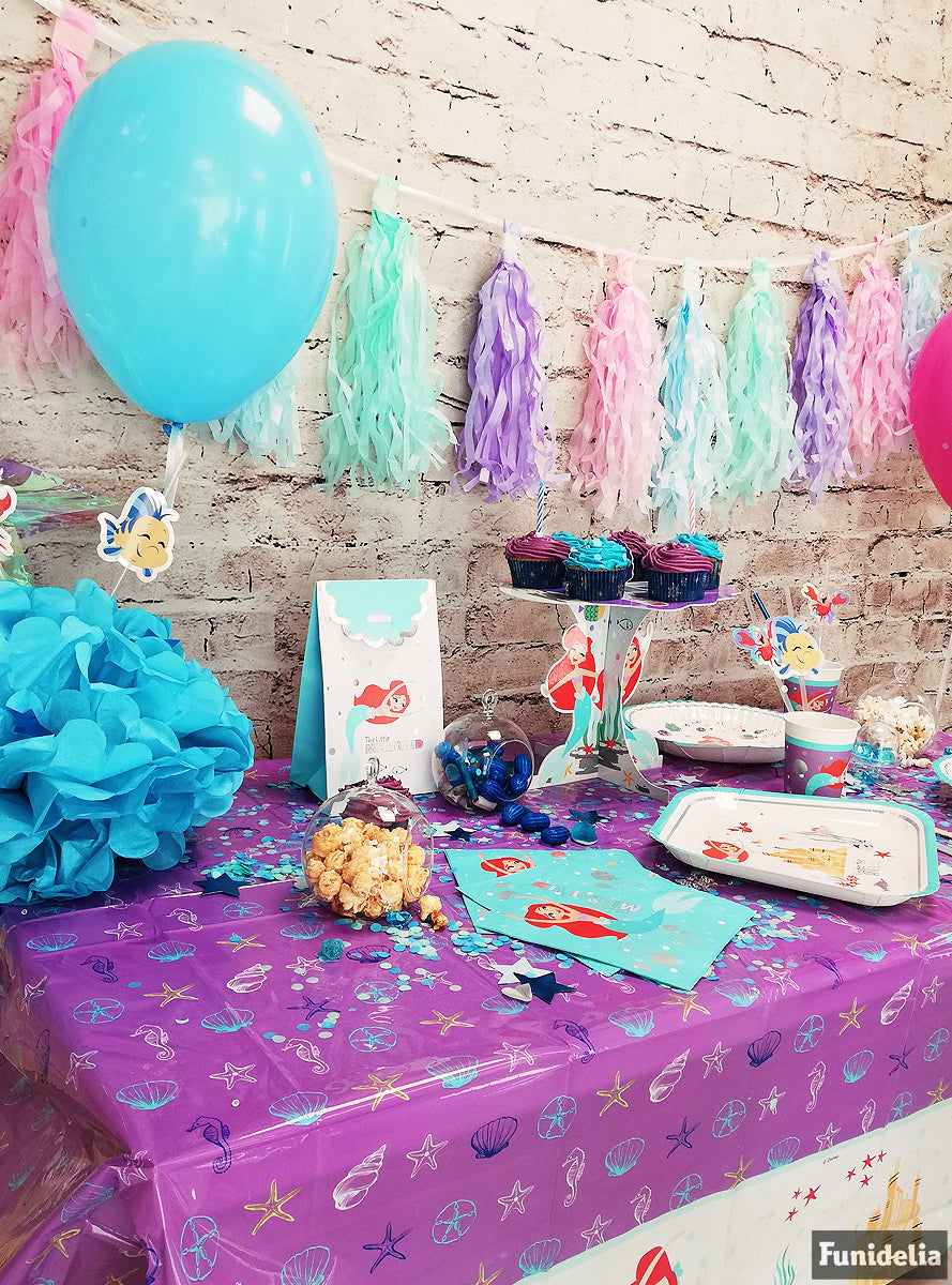 Pompon décoration Aigue-marine - Gamme couleur unie